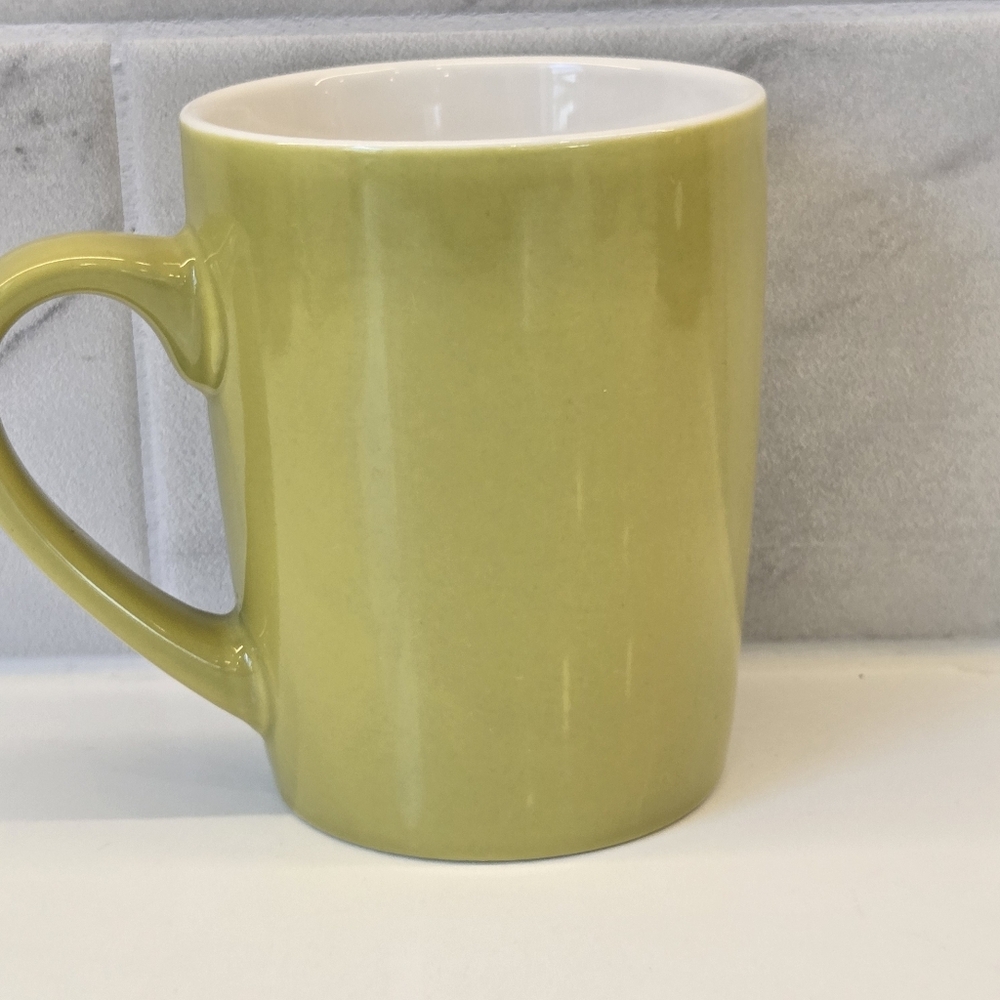 Starbucks Classic Lime Green 10oz Coffee Tea Mug Cup With Mermaid Logo - Picture 5 of 8